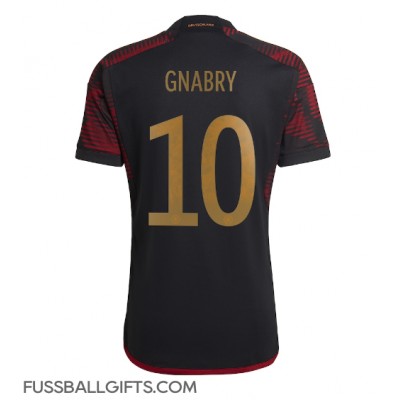 Deutschland Serge Gnabry #10 Fußballbekleidung Auswärtstrikot WM 2022 Kurzarm